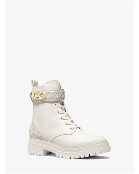 michael kors boots with gold logo|michael kors boots for sale.